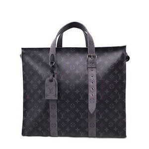 Louis Vuitton Monogram Eclipse Black Cabas Zip GM Tote Bag